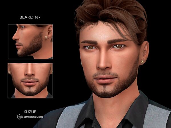 Beard N7 by Suzue Sims 4 CC