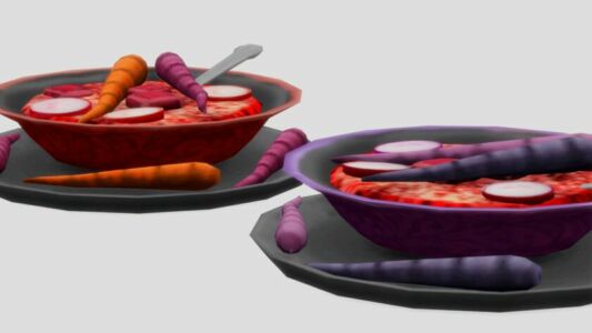 Delicious Beetroot Risotto Recipe Sims 4 CC