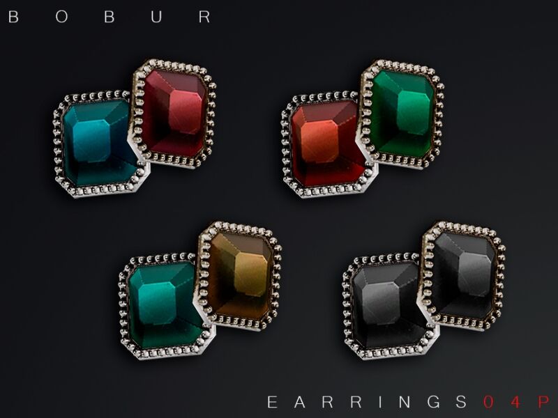 sims 4 cc bobur earrings 04p 2