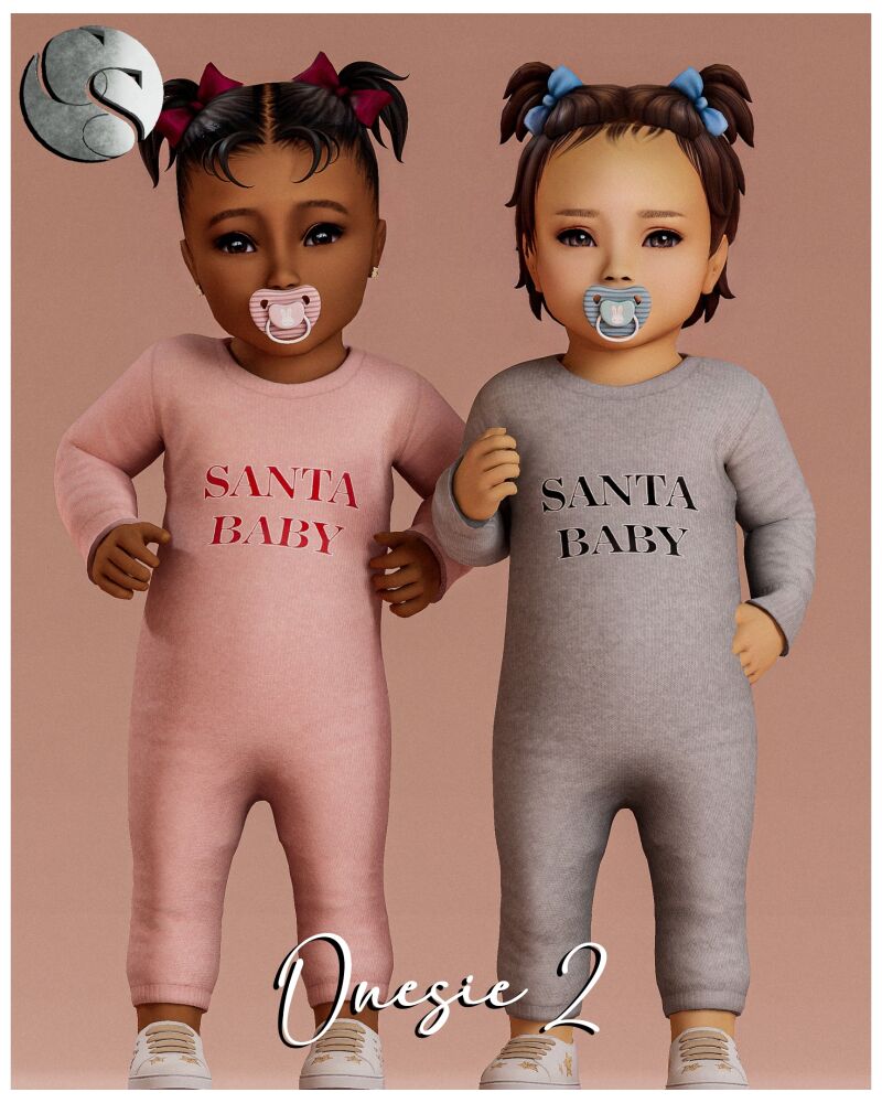 sims 4 cc camuflaje little mistletoes infant collection 3