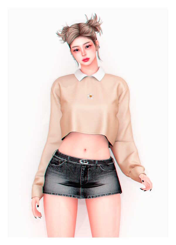 Candle Sweater Sims 4 CC