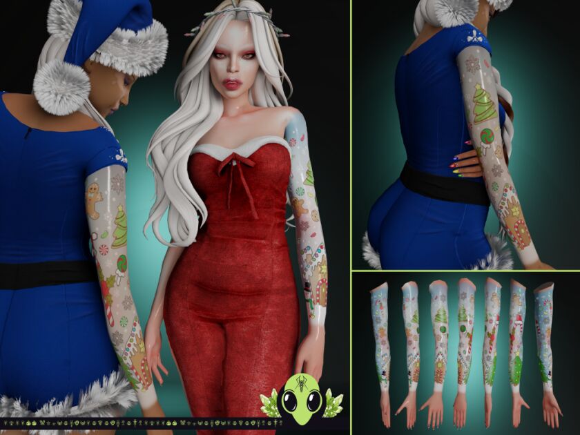 sims 4 cc candy lane tattoo tsr exclusive x1 colour x5 2