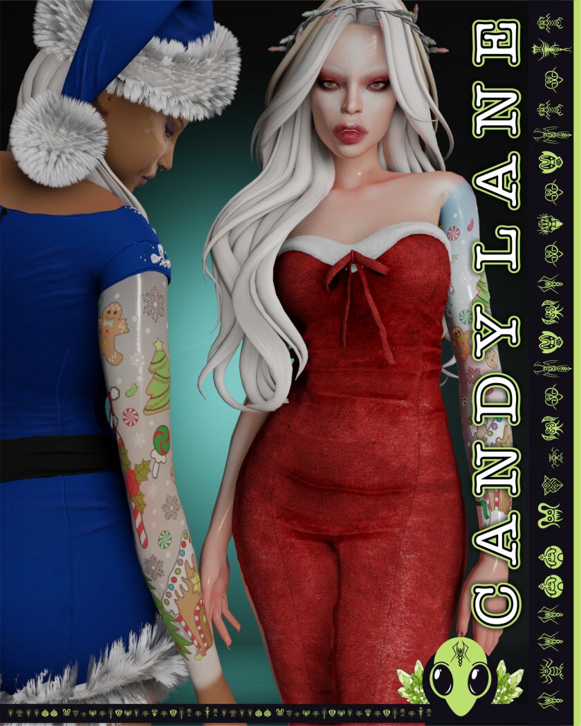 sims 4 cc candy lane tattoo tsr exclusive x1 colour x5 5