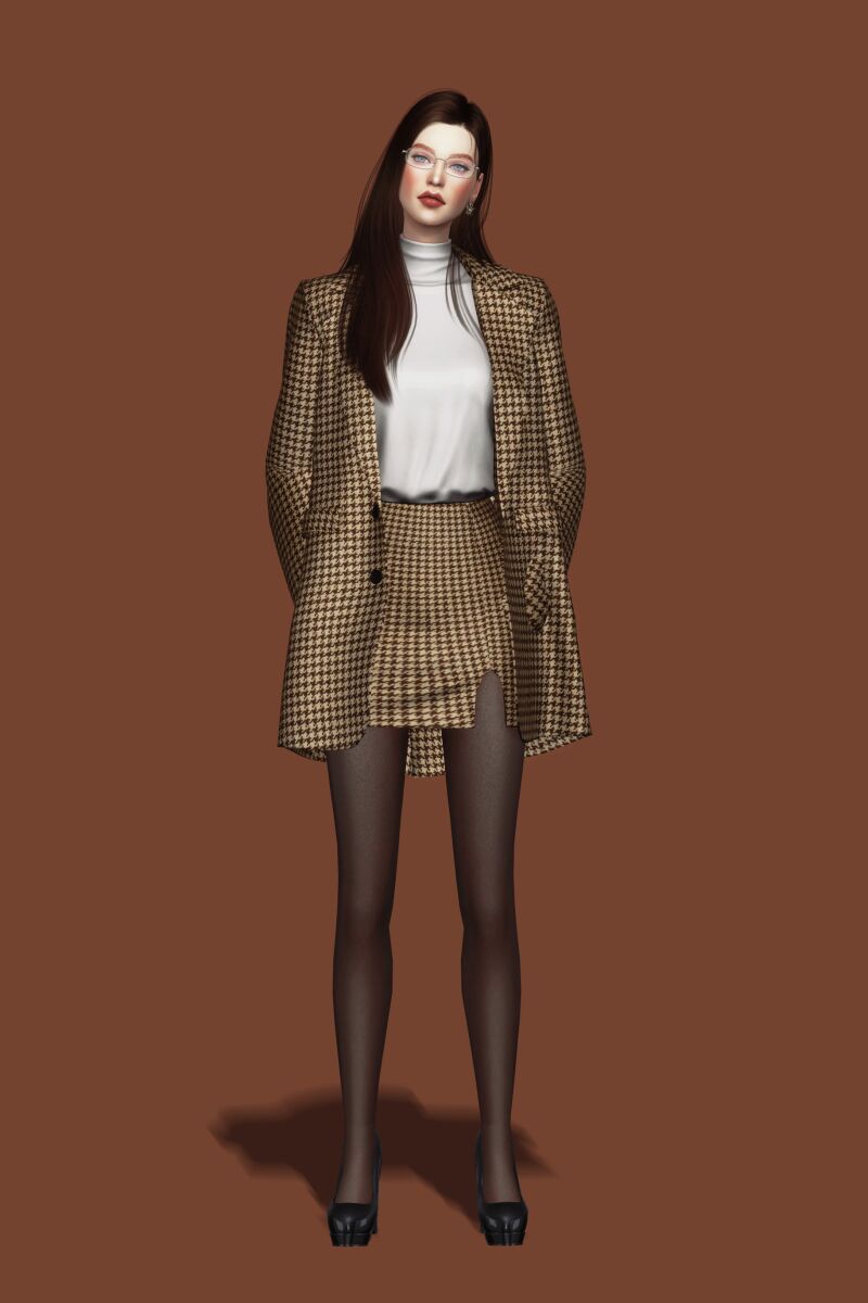 sims 4 cc casual suit iii af by gorillax3 3