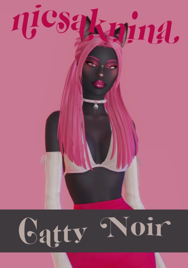 Introducing Catty Noir by Nicsaknina Sims 4 CC