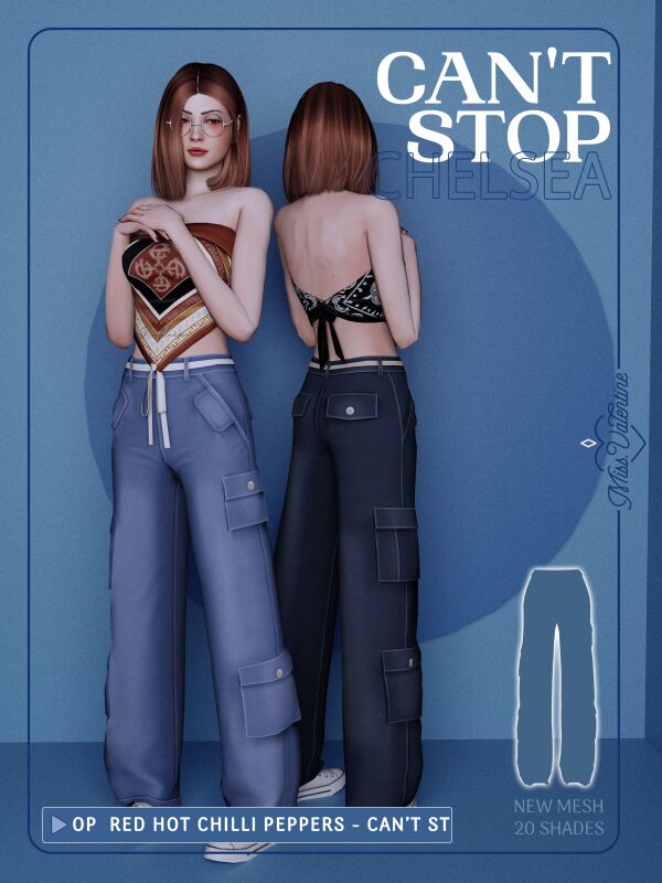 Stylish Chelsea Pants by Miss.Valentine Sims 4 CC