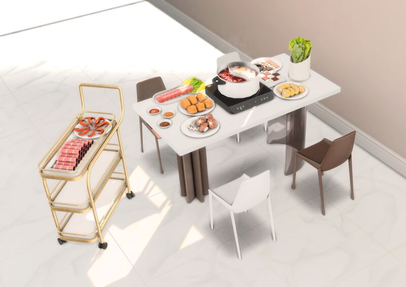 sims 4 cc chinese new year gift hotpot set by lalalana 3