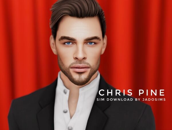 Download the Chris Pine Sim! Sims 4 CC