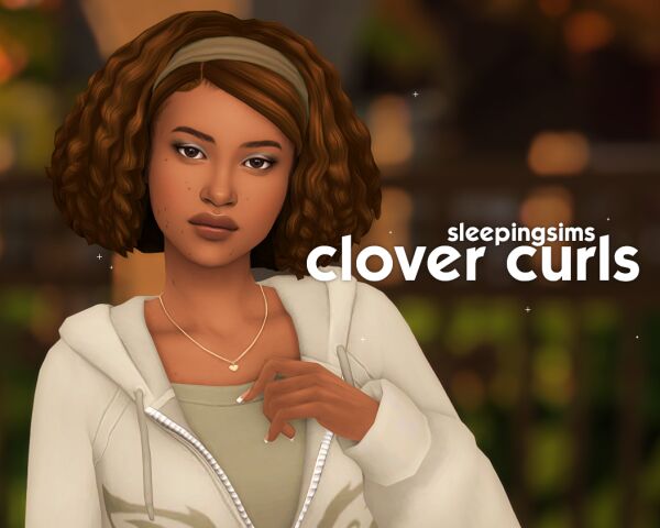 Clover Curls by Sleepingsims Sims 4 CC