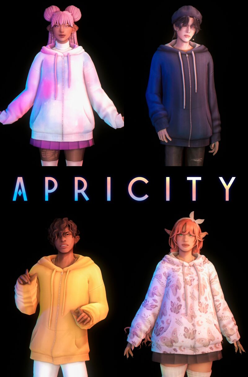 sims 4 cc comfy hoodies for everyone by simmandy 2