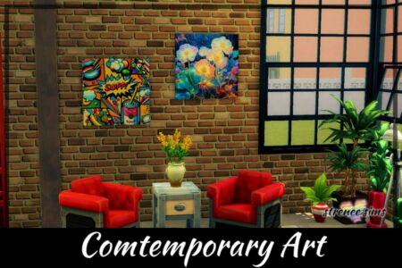 Explore Streneesims’ Contemporary Art Collection Sims 4 CC