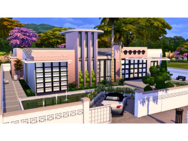 Cremma Villa – Modern Residential Design Sims 4 CC