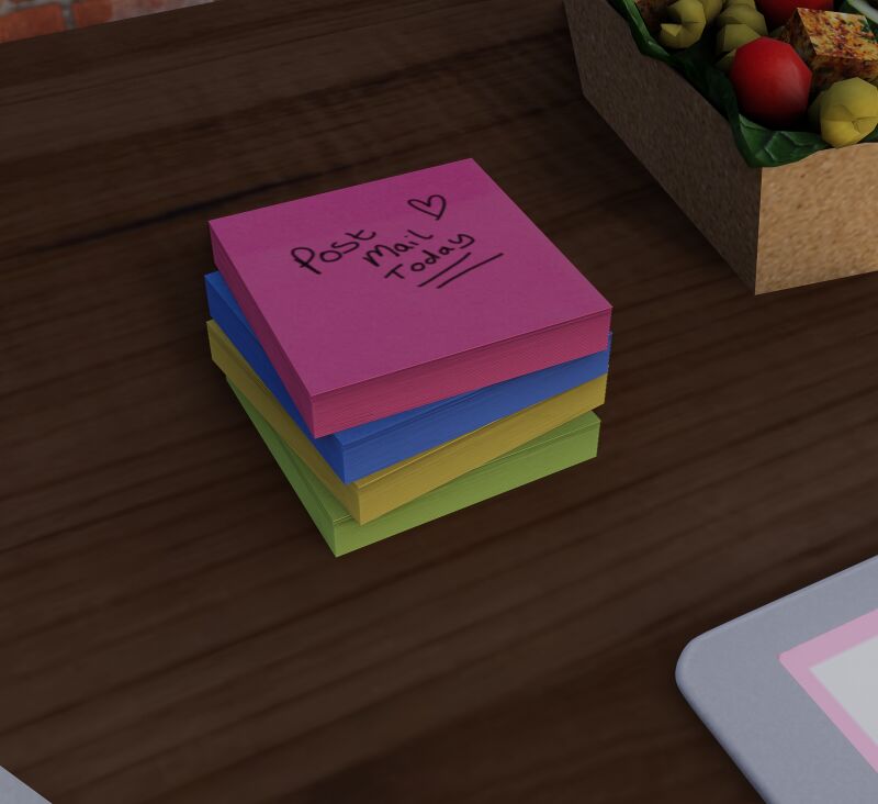 sims 4 cc desk clutter goals set 4