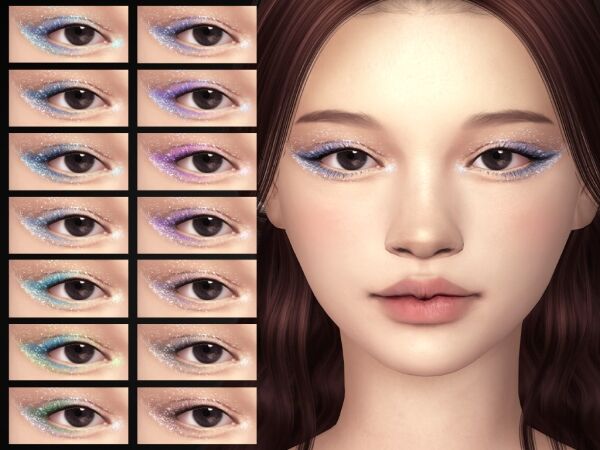 Dream Eye Makeup Set Sims 4 CC