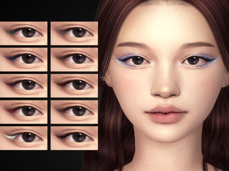 sims 4 cc dream eye makeup set 2