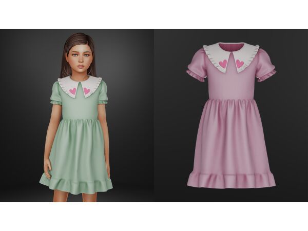 Elenor Dress By Talarian Sims 4 CC