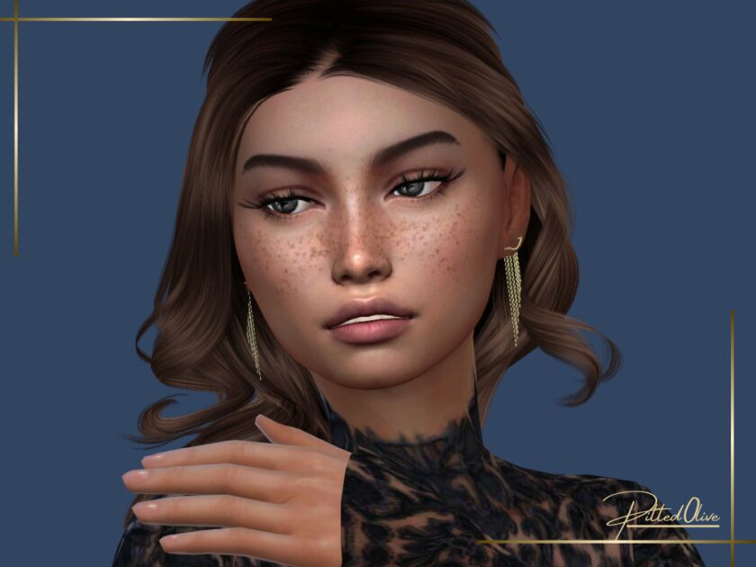 Stunning Erryn Waterfall Chain Earrings Sims 4 CC