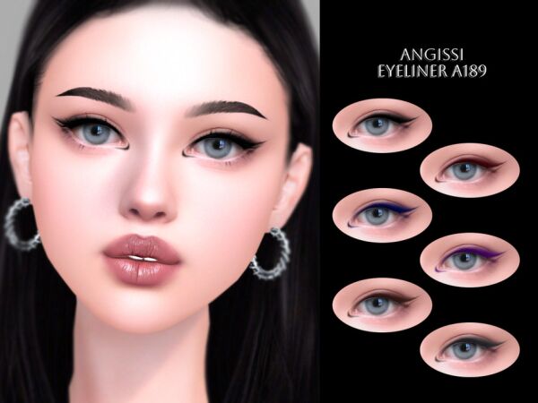 Eyeliner A189 – Stunning New Addition! Sims 4 CC