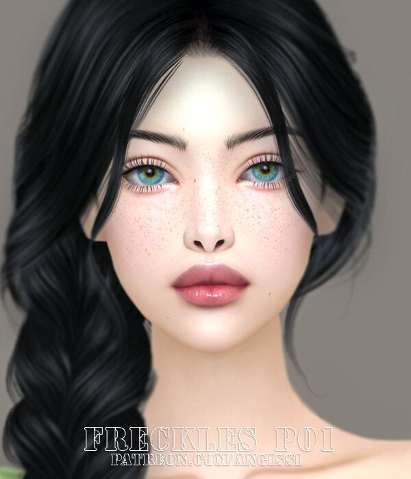 Freckles P01 By Angissi Sims 4 CC