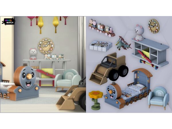 Dreamy Kids Room Creations Sims 4 CC