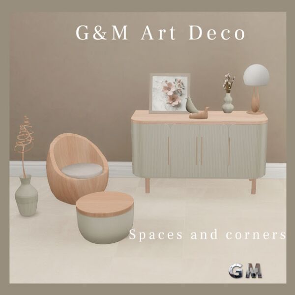 G&M ART Deco By Gm_Gabrielasims Sims 4 CC