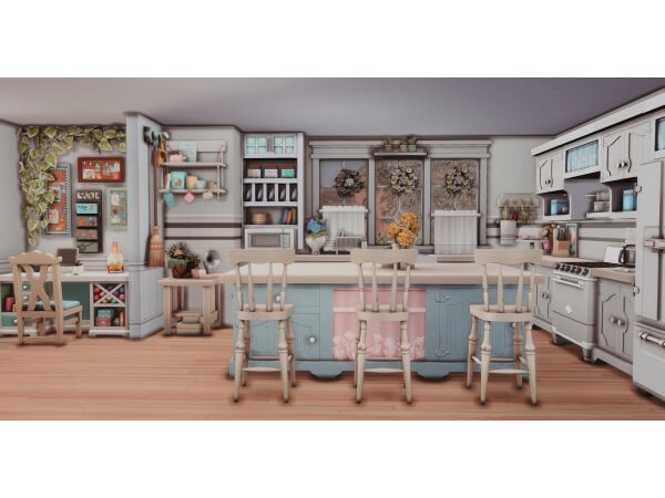 Grannie’s Kitchen: A Cozy Culinary Space Sims 4 CC