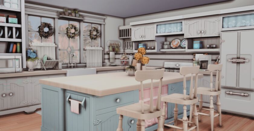 sims 4 cc grannies kitchen by pilarleonyt 2