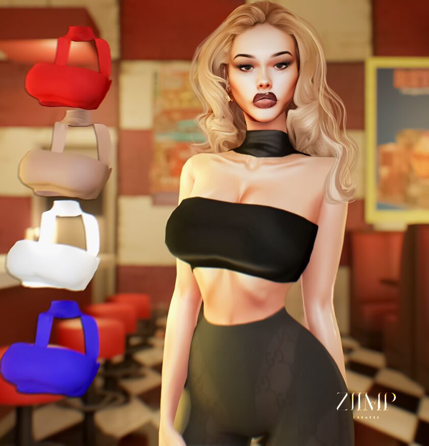 Stylish Halter Top Sims 4 CC