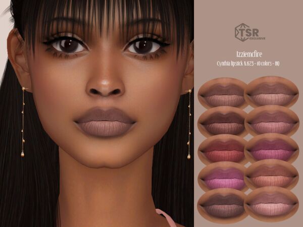 Cynthia Lipstick N.623 by IzzieMcFire Sims 4 CC