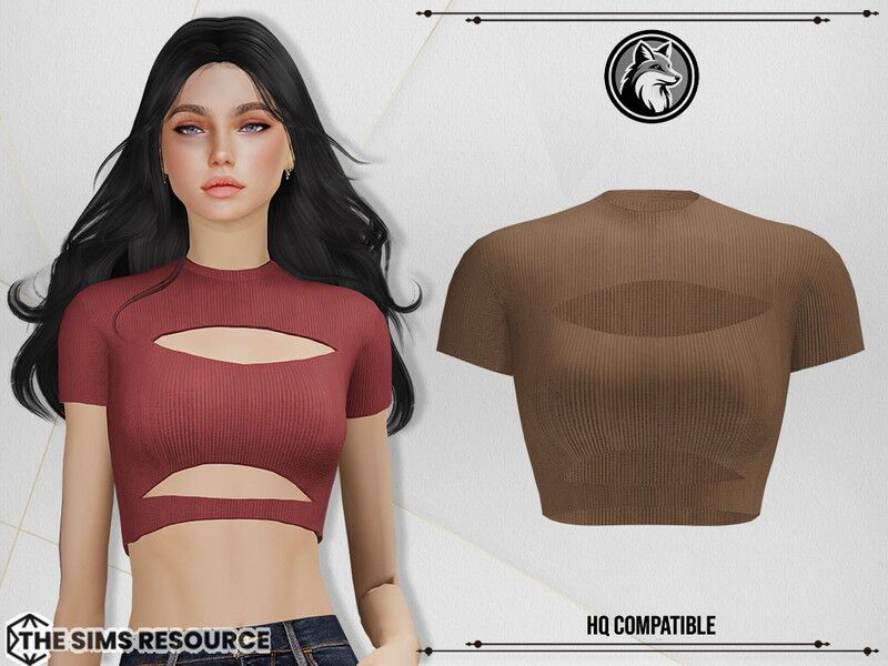 JAY TOP by Forlima Sims 4 CC