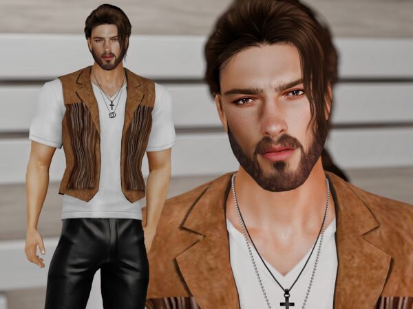 Kade West Inspired By Can Yaman Sims 4 CC