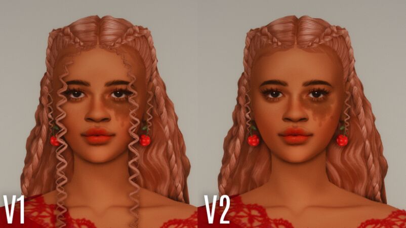 sims 4 cc kioni hair by thatonegreenleaf 2