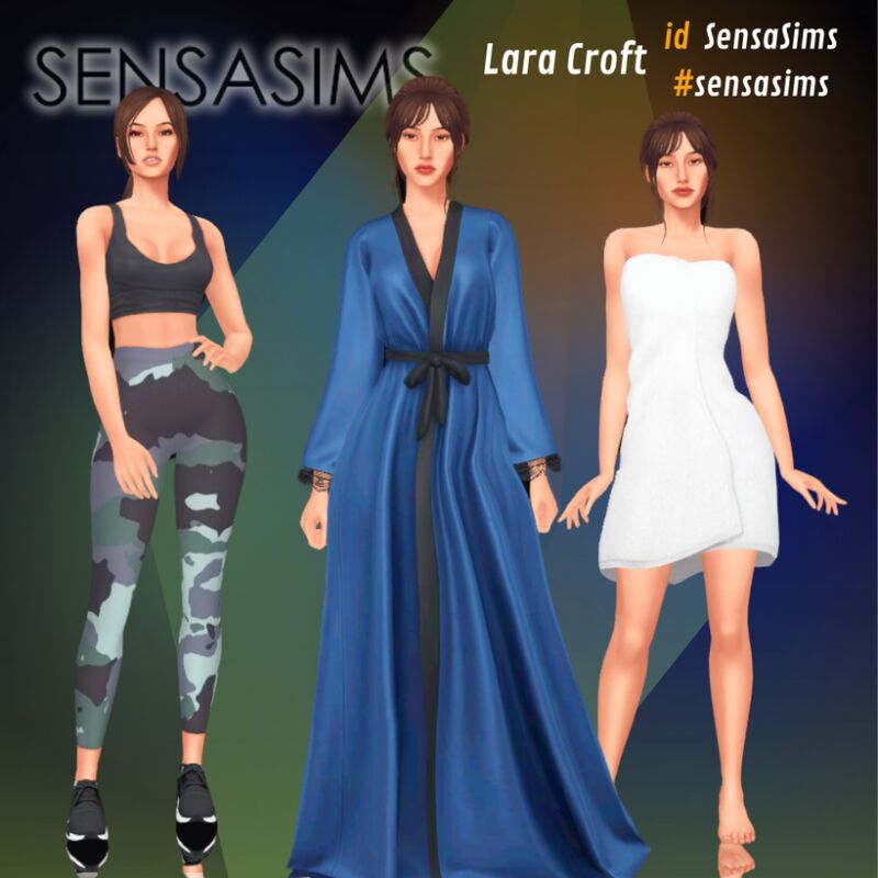 sims 4 cc lara croft free download cas by sensasims 3