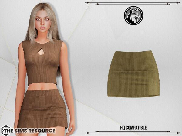 Layla SET Skirt By Forlima Sims 4 CC