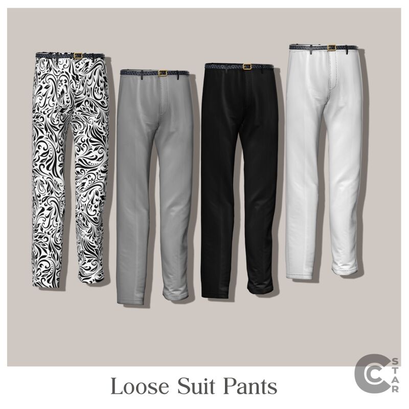 sims 4 cc loose suit pants cool content star 2