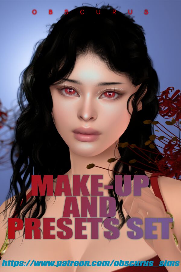 Make-Up & Presets Set by Obscurus-Sims Sims 4 CC