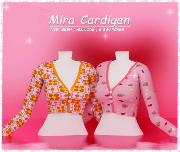 Mira Cardigan ♡ By Irisarity Sims 4 CC