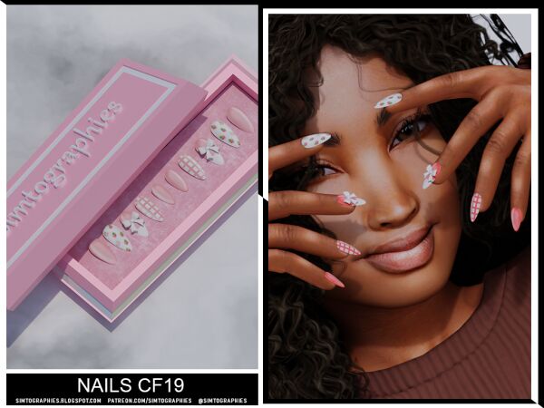 Nails CF19 Sims 4 CC