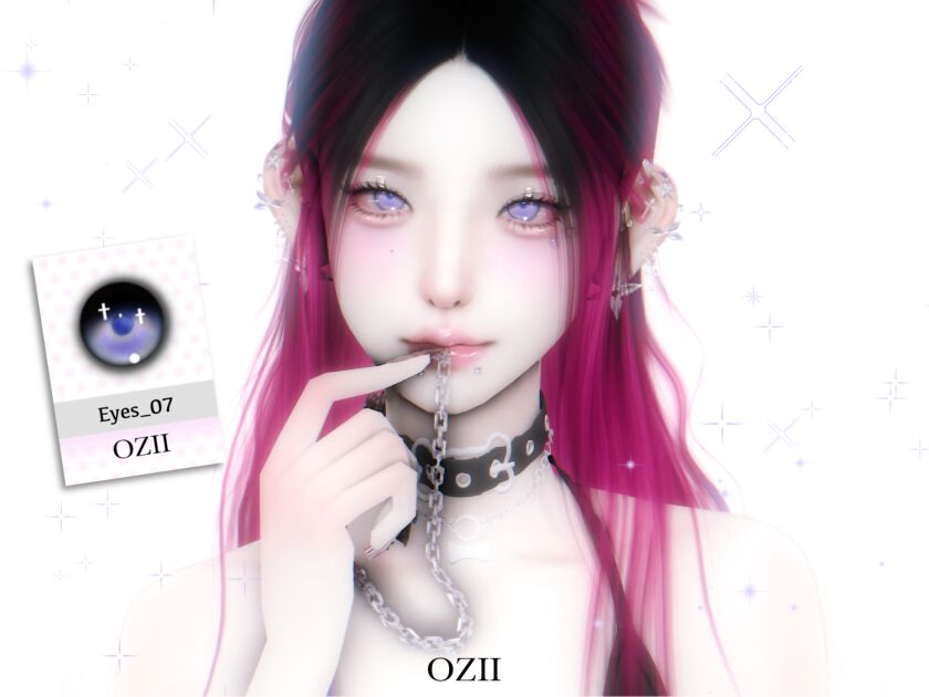 Ozii Eyes 07 Facepaint Collection Sims 4 CC