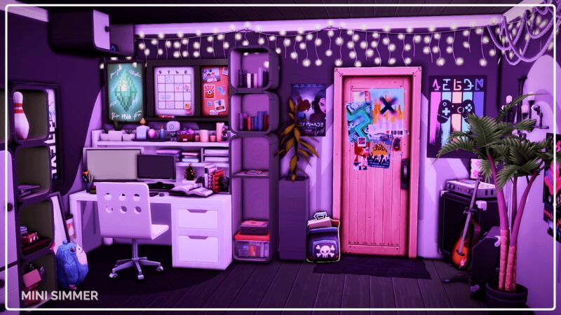 sims 4 cc pixel living no cc by mini simmer 2