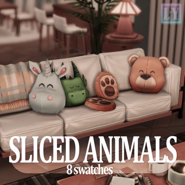 Sliced Animals by LuuFORYou Sims 4 CC