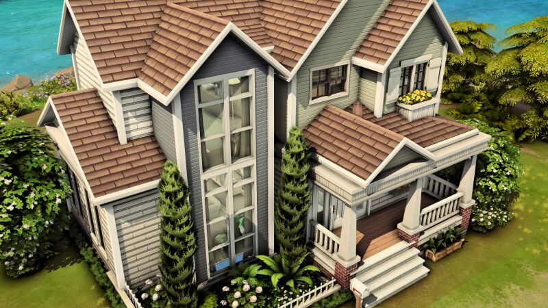 sims 4 cc small family house ii by plumbobkingdom 2