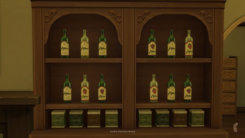 sims 4 cc so i wanted a wine store in my save file and 6