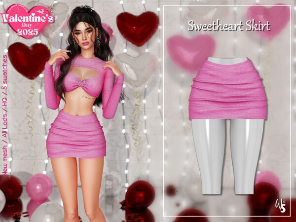 sims 4 cc sweetheart set blouse by wisteriasims 2