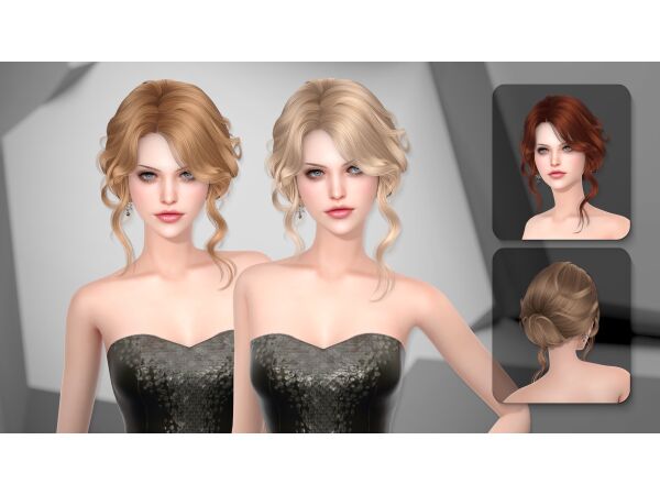 Sweetslumber Hairstyle by Newsea Sims 4 CC