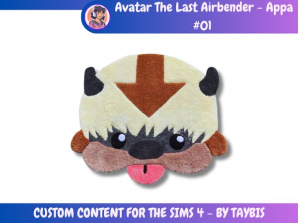 Taybis Rug Avatar The Last Airbender – Appa 01 Sims 4 CC