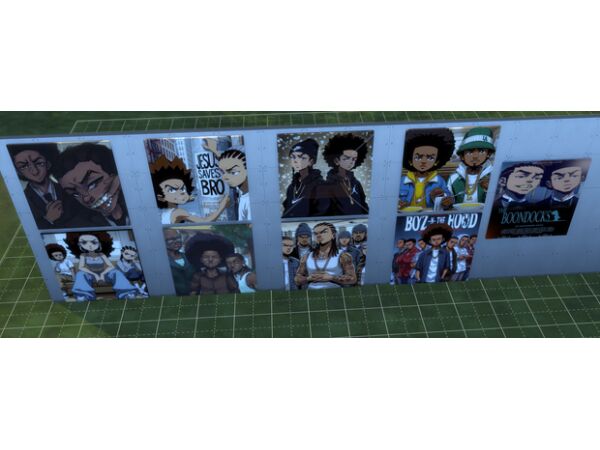 The Boondocks ART Painting By Simmermods8 Sims 4 CC