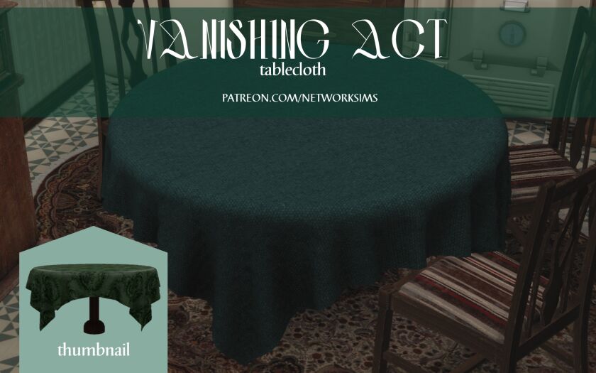 sims 4 cc the vanishing act table set 3