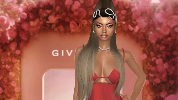 sims 4 cc tiana early acces exclusive valentines gift by simmierena 2