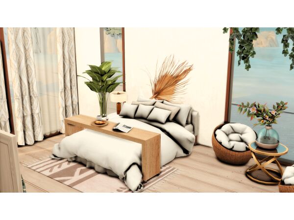 Vacation Dream Bedroom By Miwisimsie Sims 4 CC